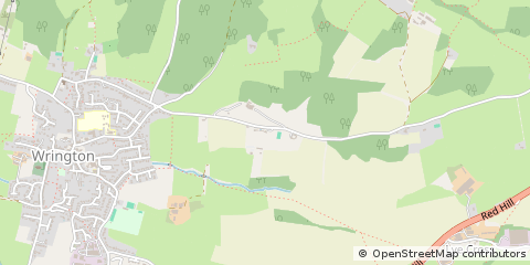 Map of Wrington, Somerset