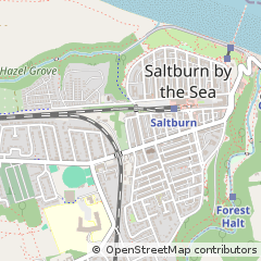 Map of Saltburn-by-the-SEA, Cleveland