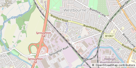 Map of Ipswich, Suffolk