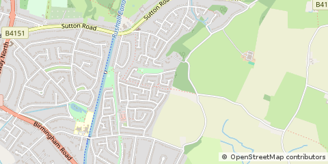 Map of Walsall, West Midlands