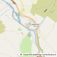 Map of Bishop Auckland, County Durham
