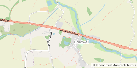 Map of Braintree, Essex