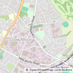 Map of Bradford, Westr Yorkshire