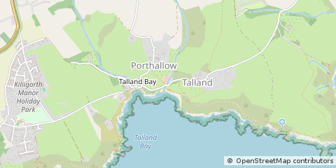 Map of Looe, Cornwall