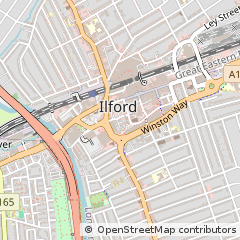 Map of Ilford, Essex