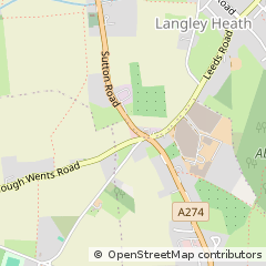 Map of Maidstone, Kent