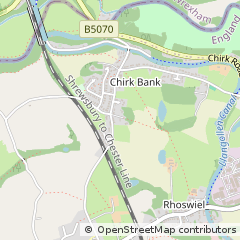 Map of Wrexham