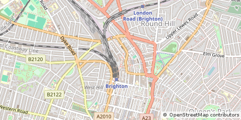 Map of Brighton, East Sussex