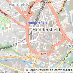 Map of Huddersfield