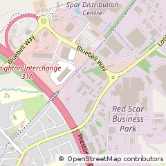 Map of Preston, Lancashire