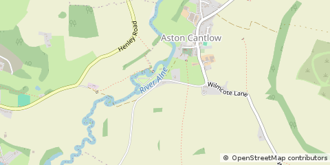 Map of Henley in Arden, Warwickshire