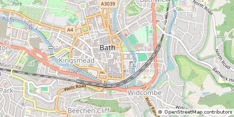 Map of Bath