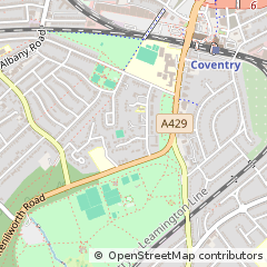 Map of Coventry, West Midlands