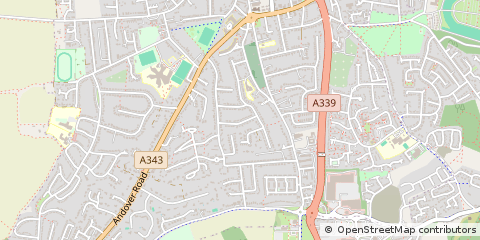 Map of Newbury, Berkshire