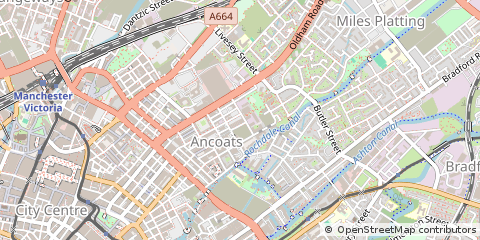 Map of Manchester