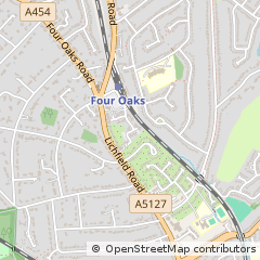 Map of Sutton Coldfield