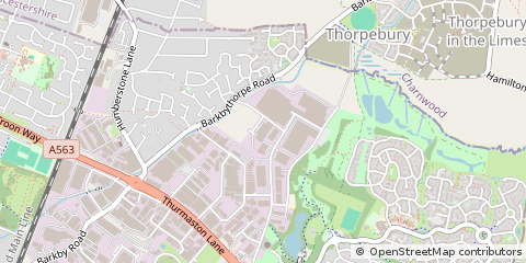 Map of Leicester