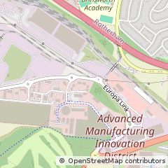 Map of Sheffield, South Yorkshire