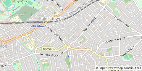 Map of Bournemouth