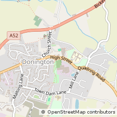 Map of Spalding, Lincs