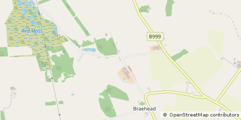 Map of Whitecairns, Aberdeenshire