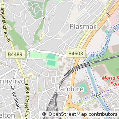 Map of Siloh Road, Landore,, Swansea, Glam.