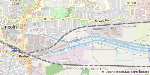 Map of Lincoln