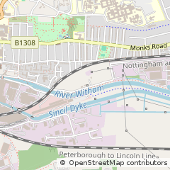 Map of Lincoln