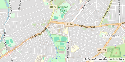 Map of Dagenham