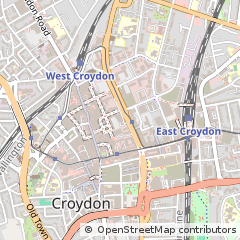 Map of Croydon