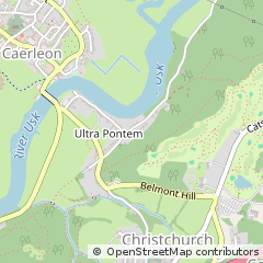 Map of Newport, Gwent