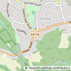 Map of Swansea