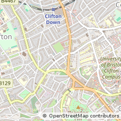 Map of Clifton, Bristol