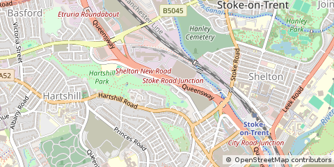 Map of Staffordshire