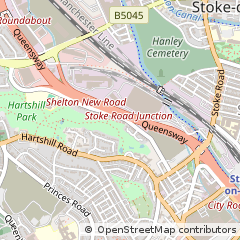 Map of Staffordshire