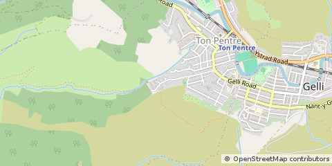 Map of Pentre