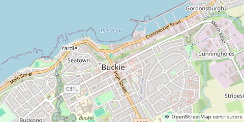 Map of Buckie