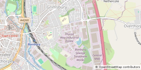 Map of Banbury