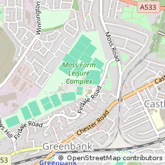 Map of Northwich, Cheshire