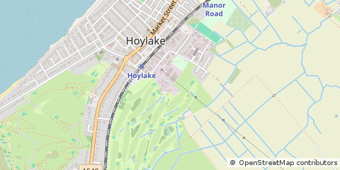 Map of Wirral, Merseyside