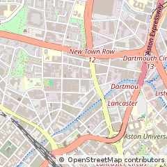 Map of Birmingham, West Midlands
