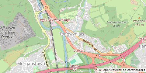 Map of Cardiff