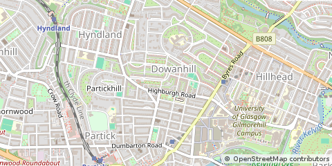 Map of Glasgow