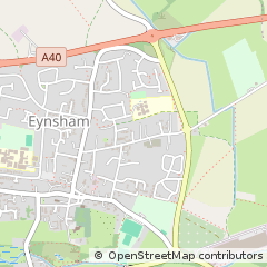 Map of Witney, Oxfordshire