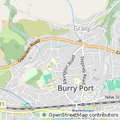 Map of Burry Port
