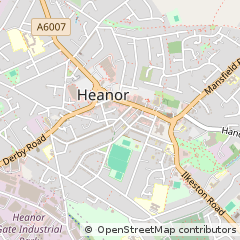 Map of Heanor, Derbyshire