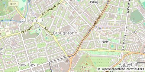 Map of Edinburgh