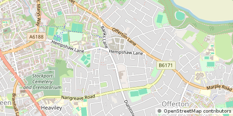 Map of Stockport
