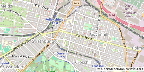 Map of Glasgow