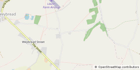 Map of Diss, Norfolk
